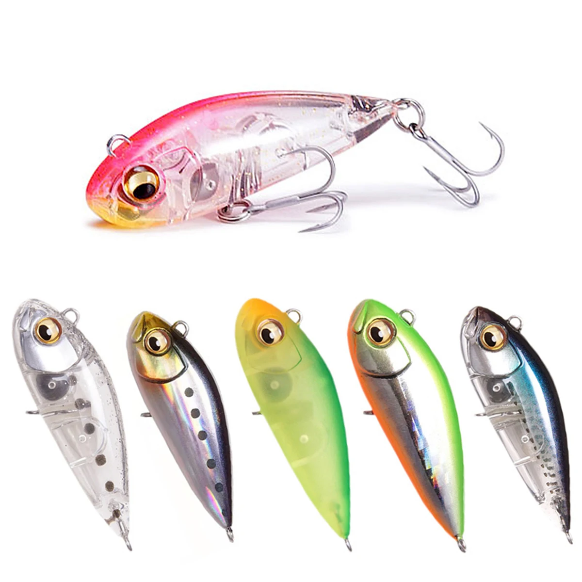 4.1cm 3.7g Fishing Lure Micro Pencil Mini Wobbler Lure Sinking Jerkbait Swimbait Artificial Hard Bait Bass Bait Catfish Bait