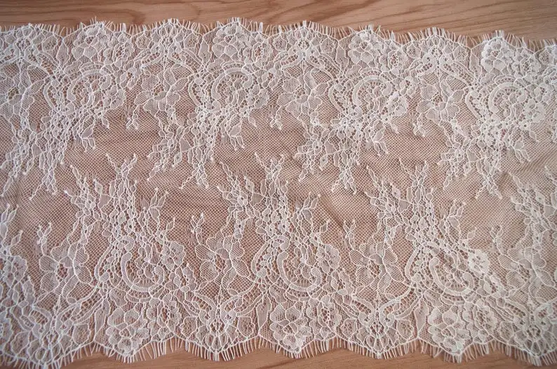 

9 yards Chantilly Lace Fabric, Lace Fabric For Bridal Dress, 2025 New Arrival, Bridal Lace Fabric