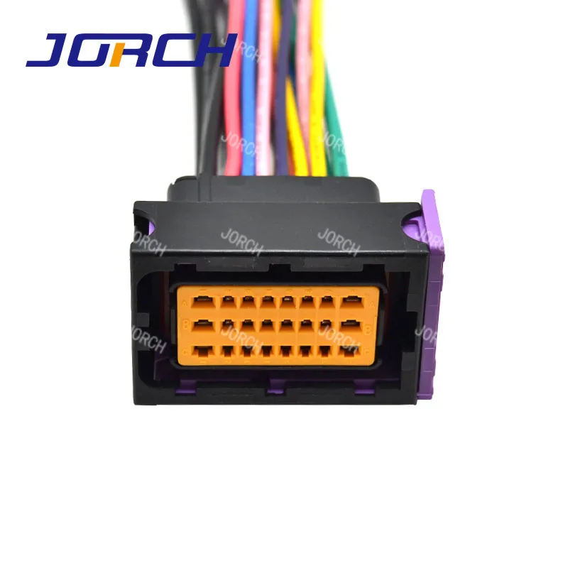 1 set 24 pin way automotive electrical ecu wiring harness cng connector socket with 15cm cable 211PC249S0005