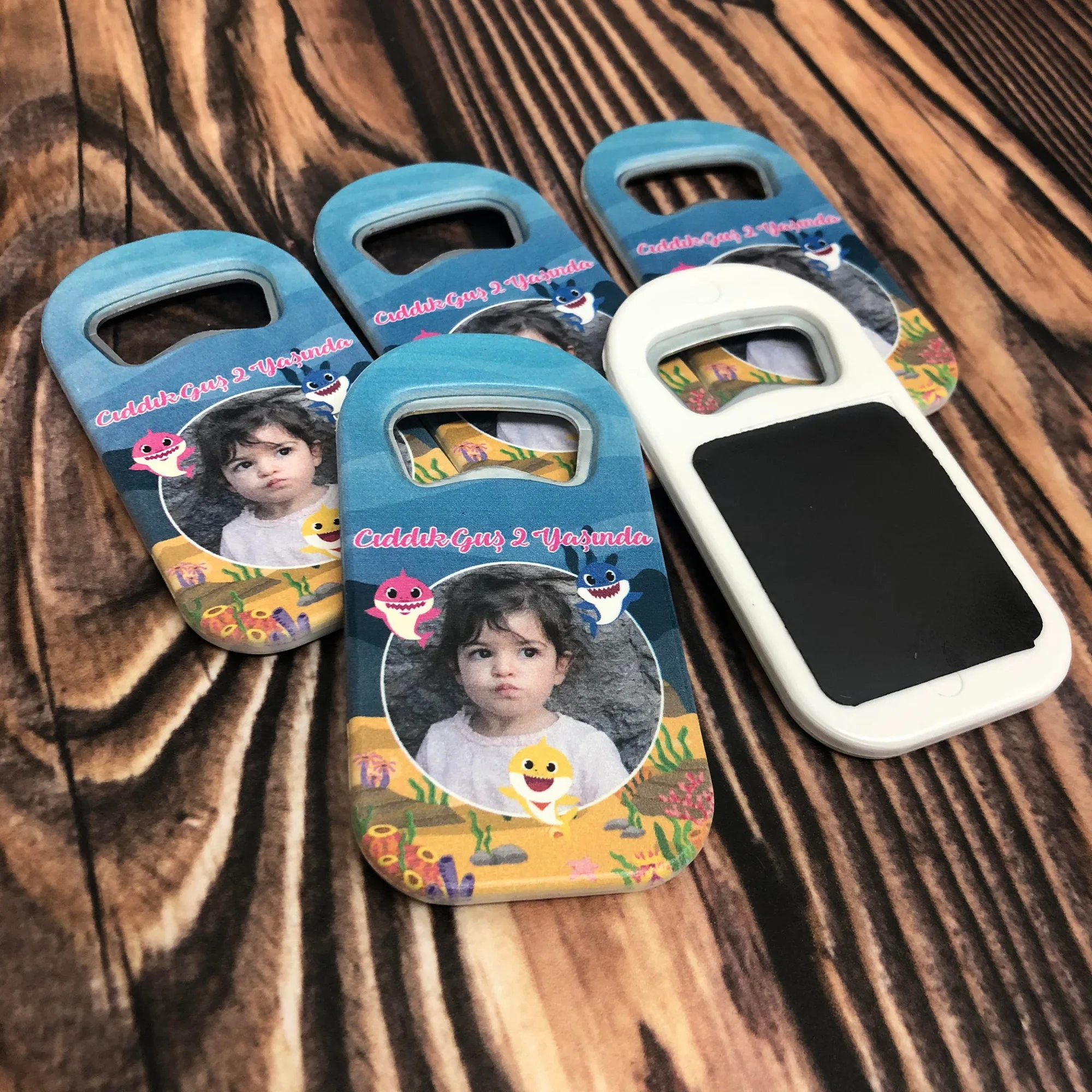 Baby Shower Personalized Magnet Bottle Openers Newborn Gifts Fridge Magnets New First Birthday Favors Gift for Guests