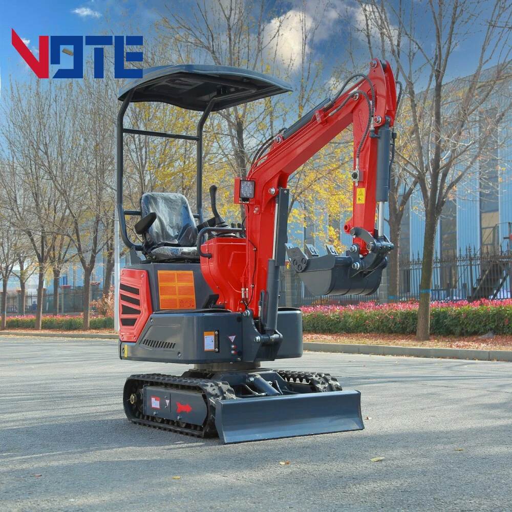 Hot Selling VTW-15 1 Ton 1.5 Tonmini Excavator Small Digger For Garden