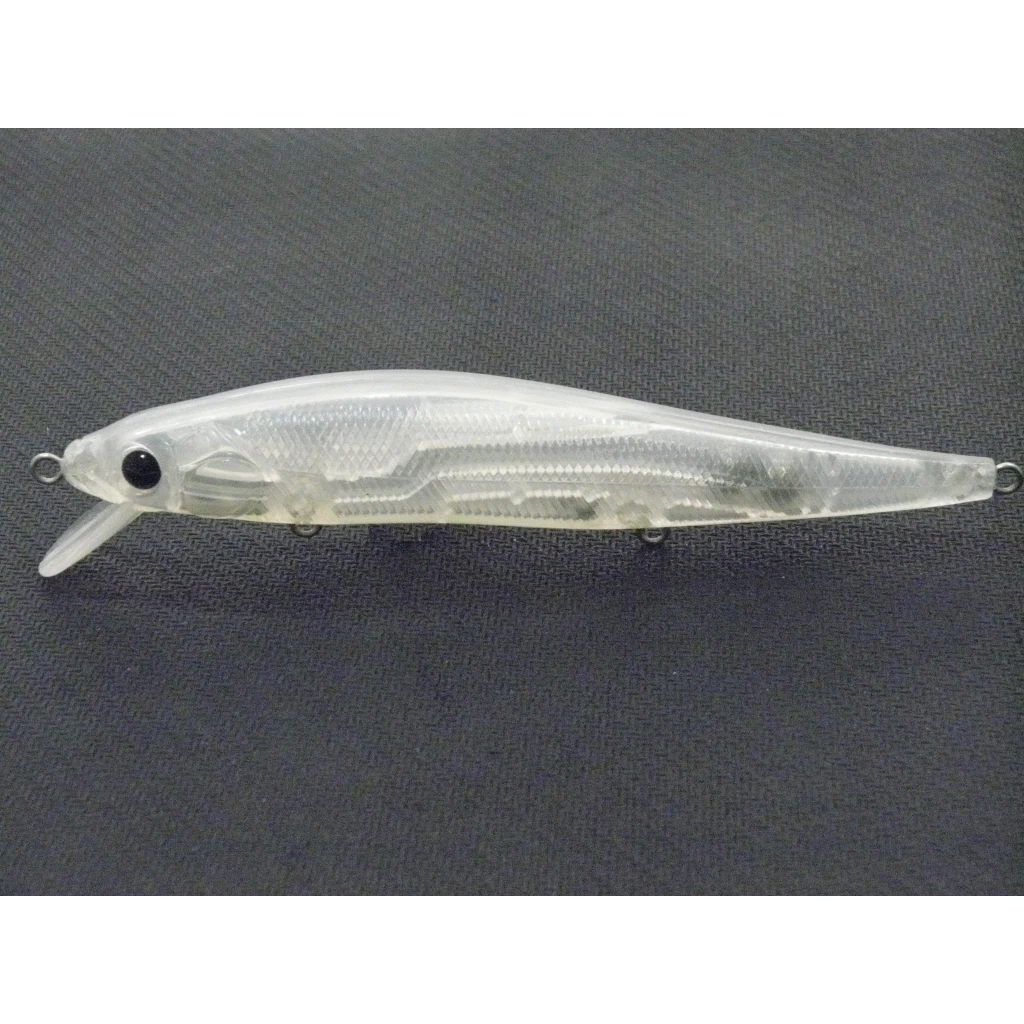 

wLure 10 pieces Transparent Plastic Unpainted Fishing Lure Long Casting with Weight Transfer System UPM589