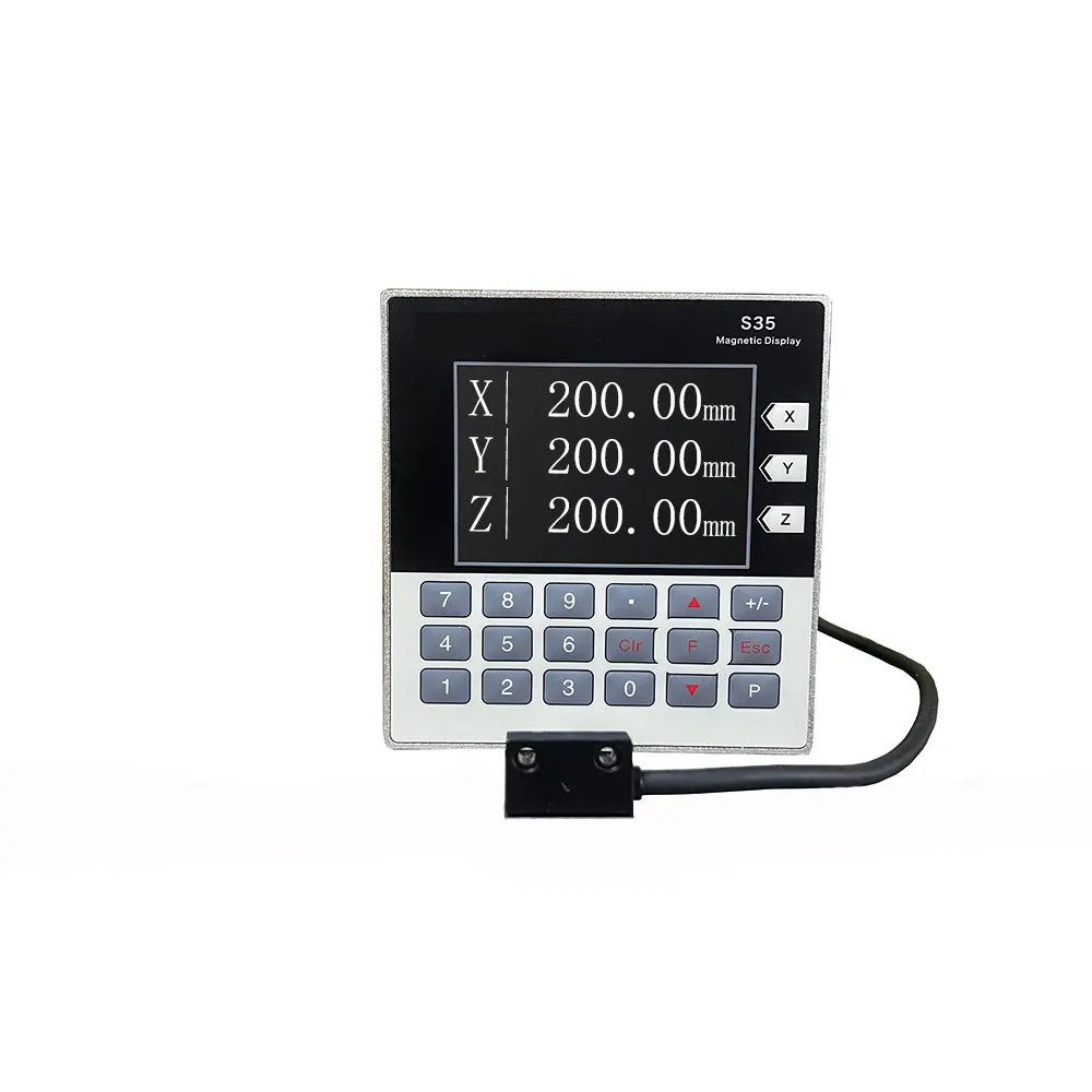 Mini tTtl Readout Lcd Set Dro Magnetic 2 Axis Sino Optical Lathe Electronic Linear  Scales Digital Measuring