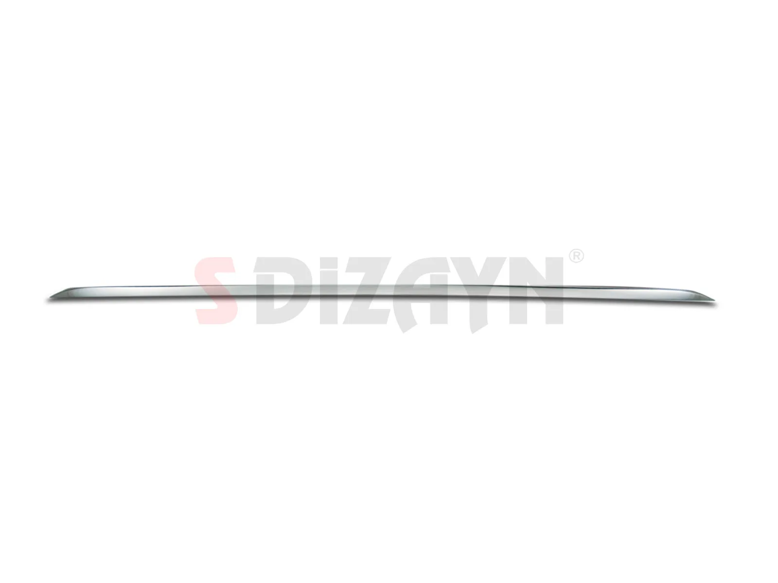 S Dizayn For Renault Clio 5 Chrome Rear Bumper Trim Stainless Steel 1 Pcs  Exterior Car Accessories Parts Auto Products Stickers