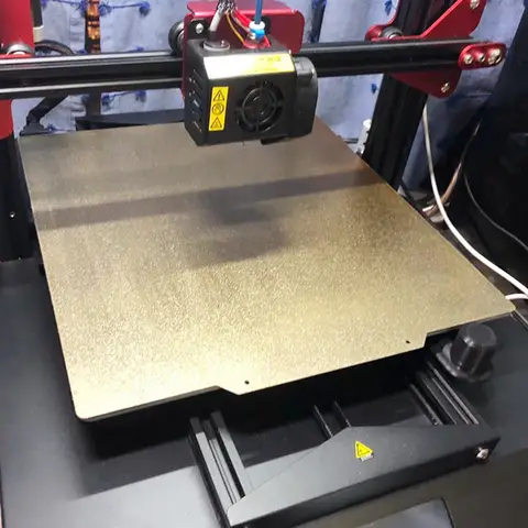 Placa de construcción ENERGETIC Voron 2,4 PEI, hoja de acero magnética Flexible PEI texturizada de un lado de 355x355mm para cama térmica de impresora 3d