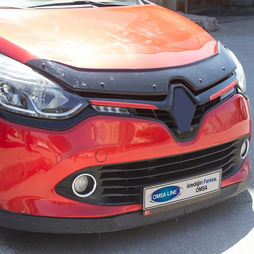 

Renault Clio 4 Red Chrome Front Grill 2 Pieces. 2012-2017. Stainless steel . ISO9001 / 2008 A + Quality modified design