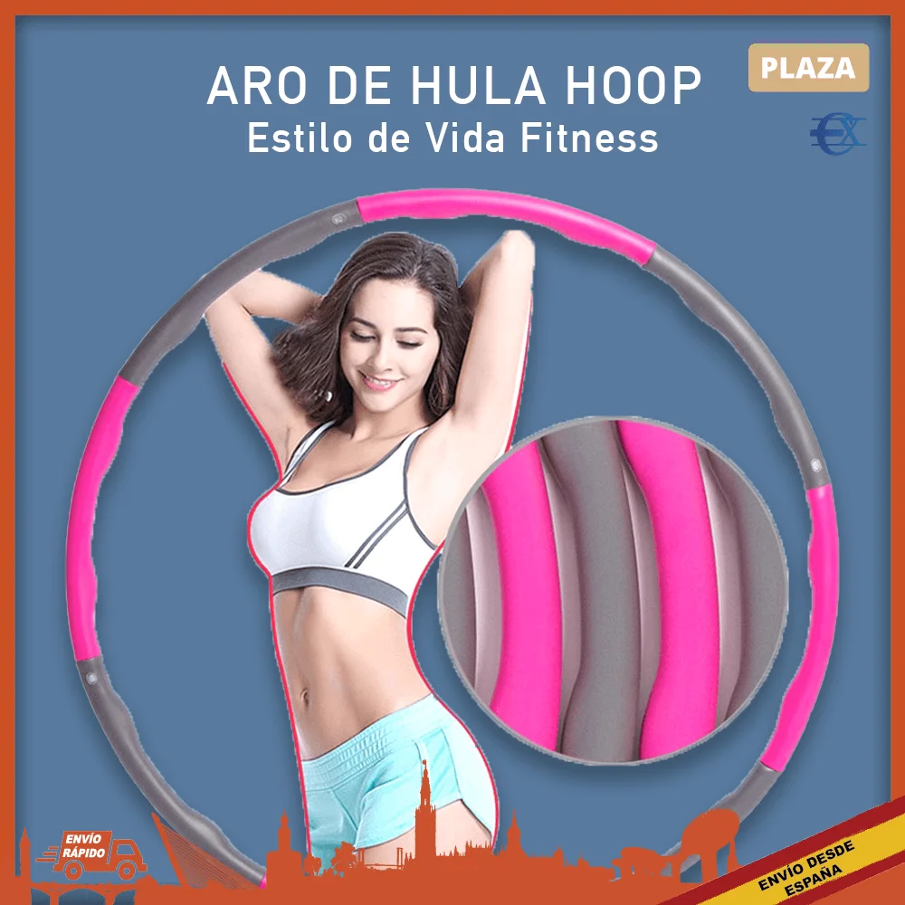 EUROXANTY®| Fitness hoop | Sport hoop | Hoops | Abdomen exerciser | Gym Equipment | Home Gym