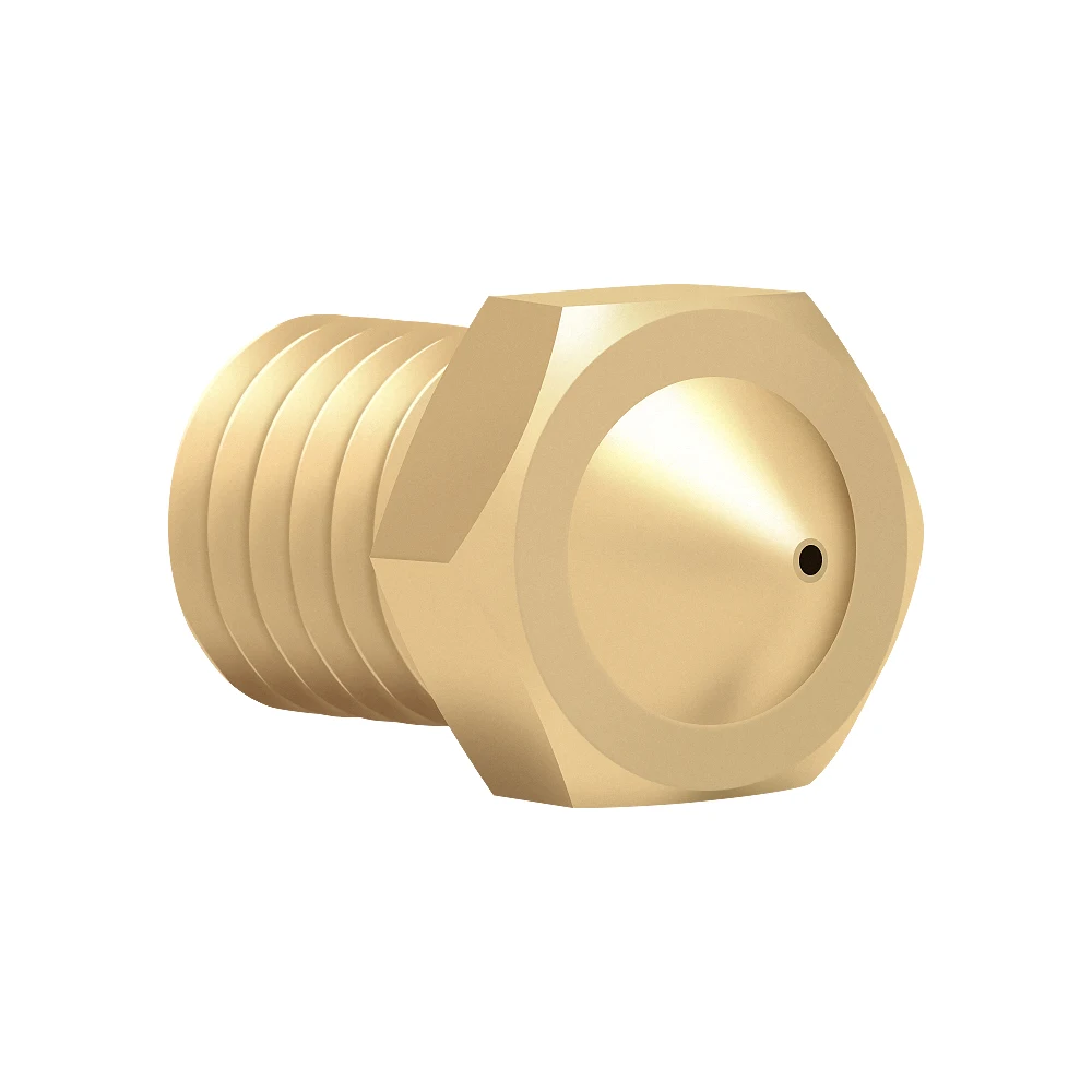 5 pçs/lote 3D Impressoras Peças para E3DV5 V6 Bico 0.2 0.3 0.4 0.5 0.6 0.8 1.0 1.2 milímetros M6 Extrusora de Rosca de Metal Cheia De 1.75 milímetros Parte