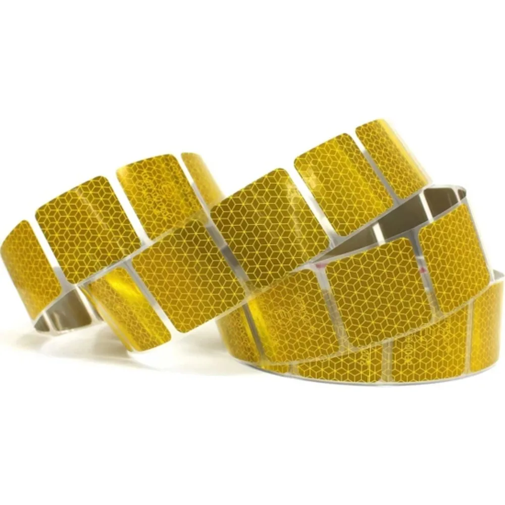 Orafol Motorcycle Caravan Bicycle Reflector Yellow Color 1 meter Reflective Safety Glare