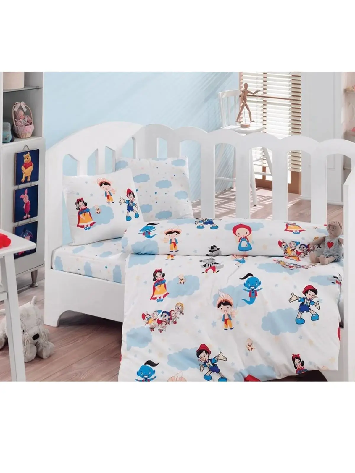 Scatola di cotone Ranforce copripiumino per bambini lenzuola federa 100 cotone 100x150 cm tessuto turco Casual di alta qualità