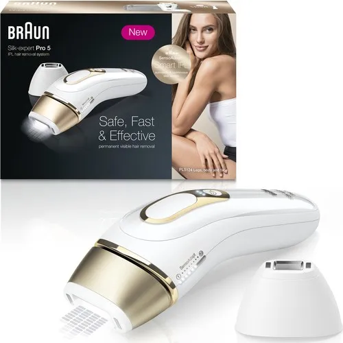 Braun Silk Expert Pro 5 PL5124 New Generation IPL Device 400.000 5pulses