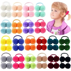 20PCS Girls Hair Bobbles Elastic Hair Rubber Bands Rope Tie Ball Ponytail Holders for Child Toddlers Girls Kids Hair Accessories