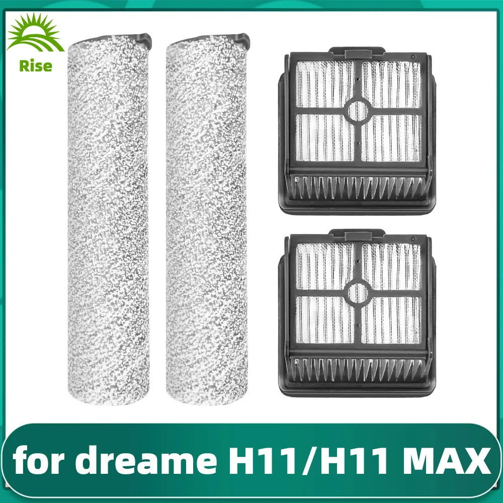 Für Dreame H11 MAX elektrischer boden haushalt kabelloser staubsauger zubehör walze haupt weich bürsten filter