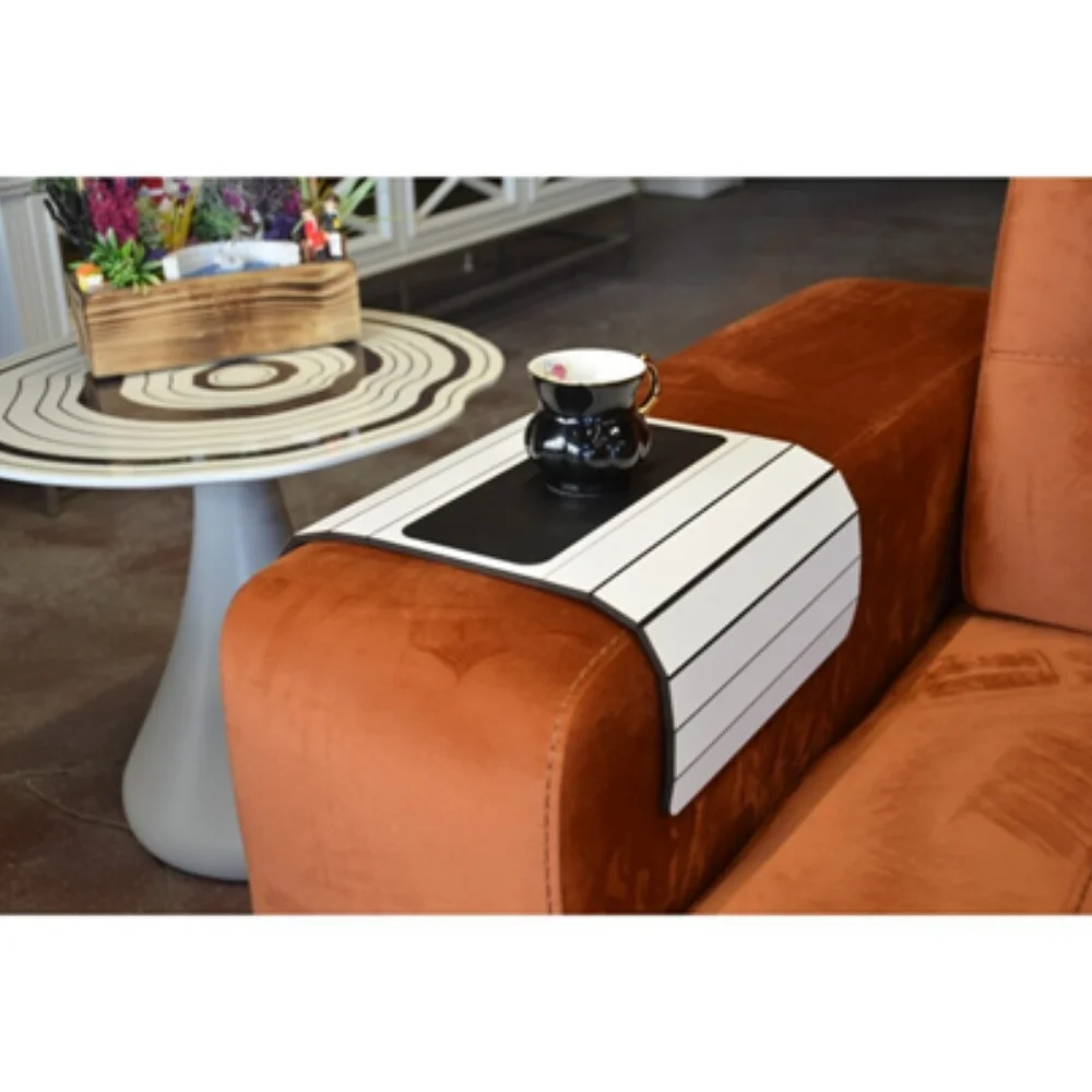 Table Wooden Side 50 X 27.8 Cm Placemat Center Leather Decorative Sofa Tray Armrest Folding Portable With Base Phone And Remote Holder Easy To Carry Spring Summer Autumn Fashion Trend Stain Protection 2022 Hot Selling