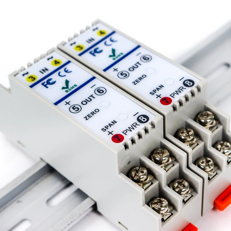 HDH-26 AC Current Transmitter 0-1A 0-5A 0-10A Input 4-20mA 0-5v 0-10V Output DC24V Power AC Current Transducer Sensor