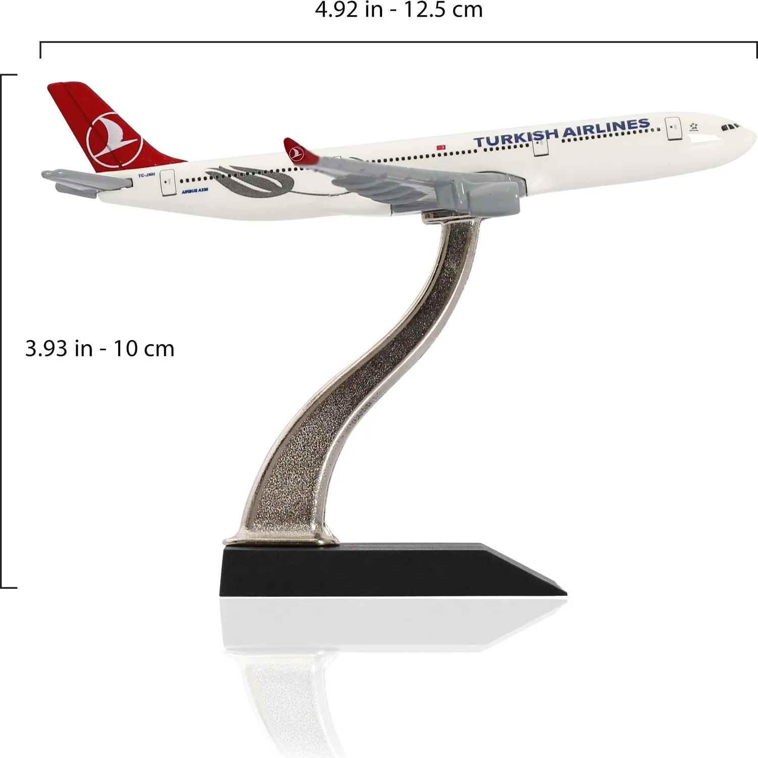 TURKISH AIRLINES 1:500 Metal Airbus A330-300 Thy Model Plane gift pilot