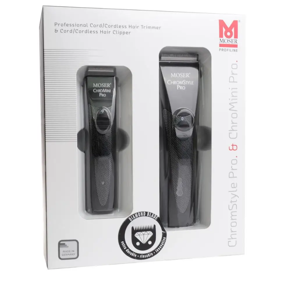 MOSER CHROME STYLE PRO 0 / 5 Professional machıneuse 0.1mm ** Made in Germany **