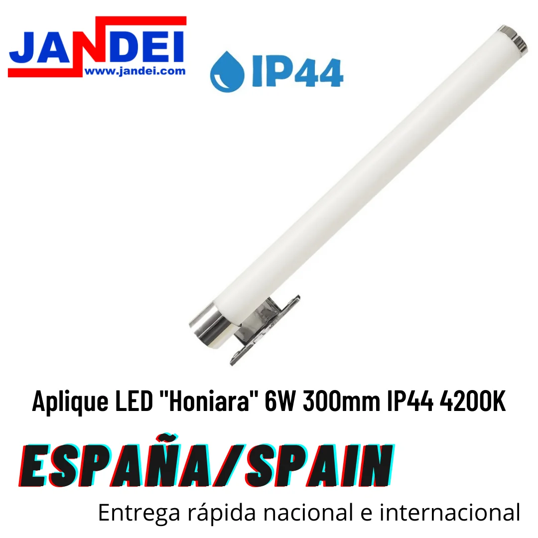 Jandei applique LED HONIARA 6W 300mm IP44 4200K bathroom wall lamp led mirror lights wall lighting bathroom