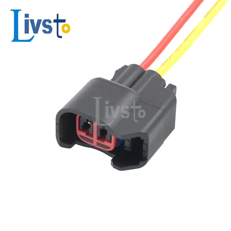 2 Pin 1.5mm Auto Wire Harness Plug Socket EV6/EV14 Car Fuel Injector Connector For Dodge LS2 LS3 GM Mazda 6 Ford 7283-5967-30