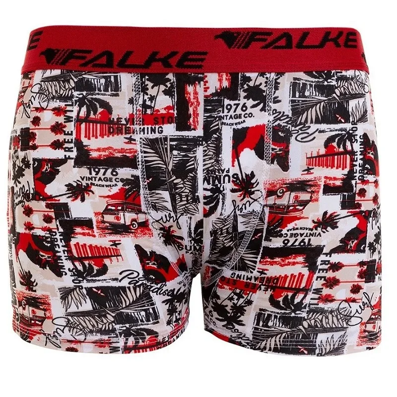 10 طقم سروال داخلي بوكسر الكبار ستوكات مطبوعة القطن بطانة