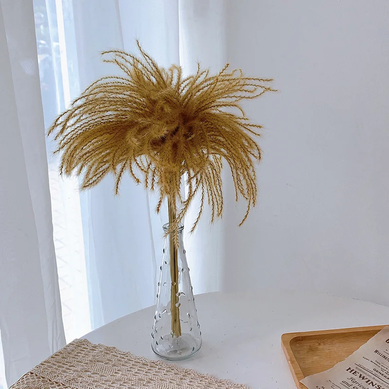 Real Pampas Grass Decor Natural Dried Flowers Plants Wedding Decoration Fleurs Sechees Decor For Home Living Room Accesories