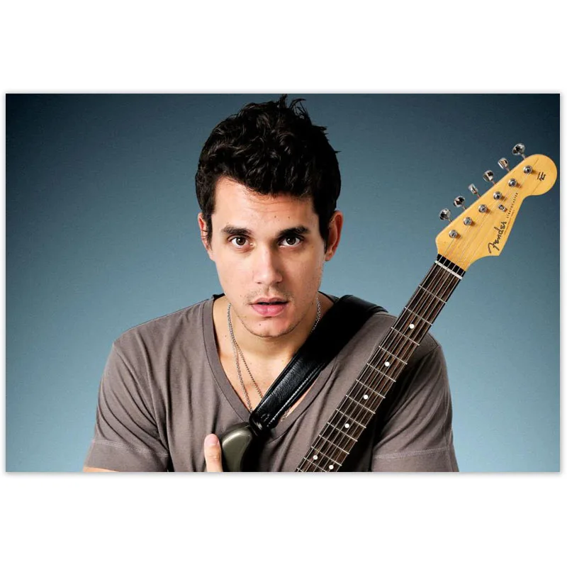 John Mayer Poster Canvas Poster 30X45cm,40X60cm Art Home Decoration Cloth Fabric Wall Poster Print Silk Fabric