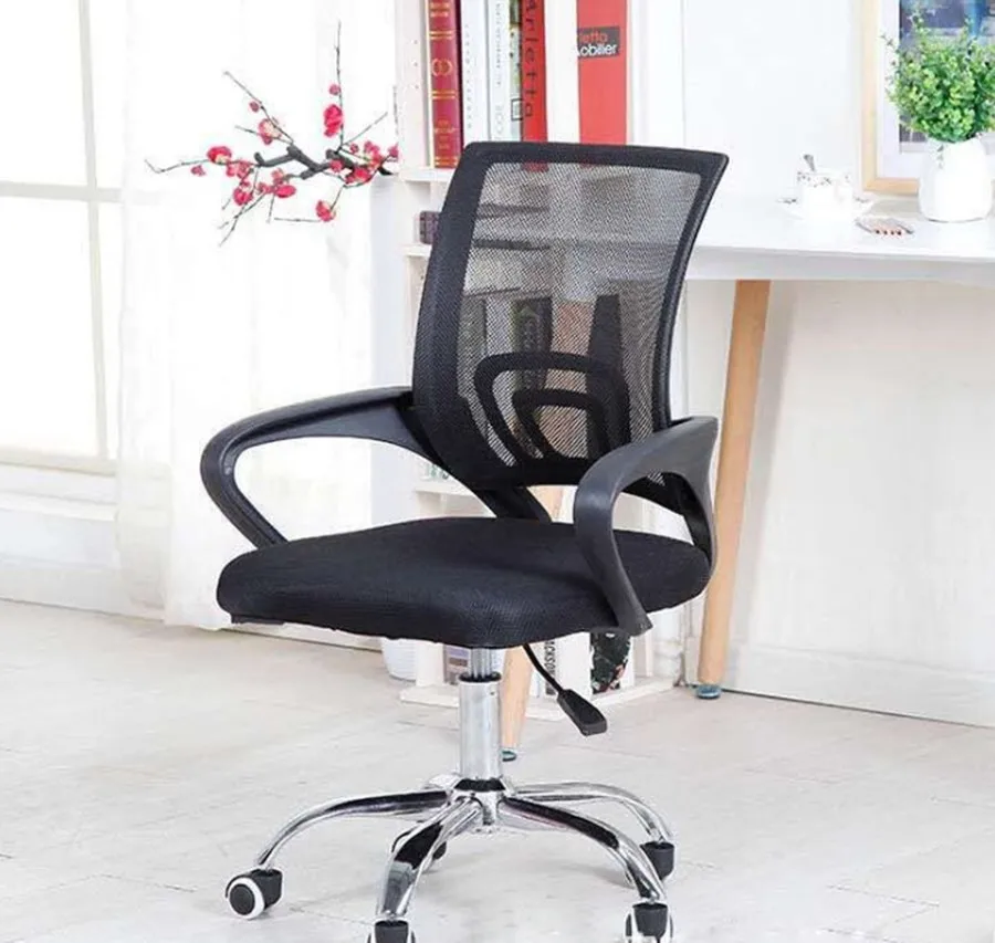 كرسي مكتب مع دعم قطني كرسي مكتب دوار عجلات كراسي مكتب المنزل #2