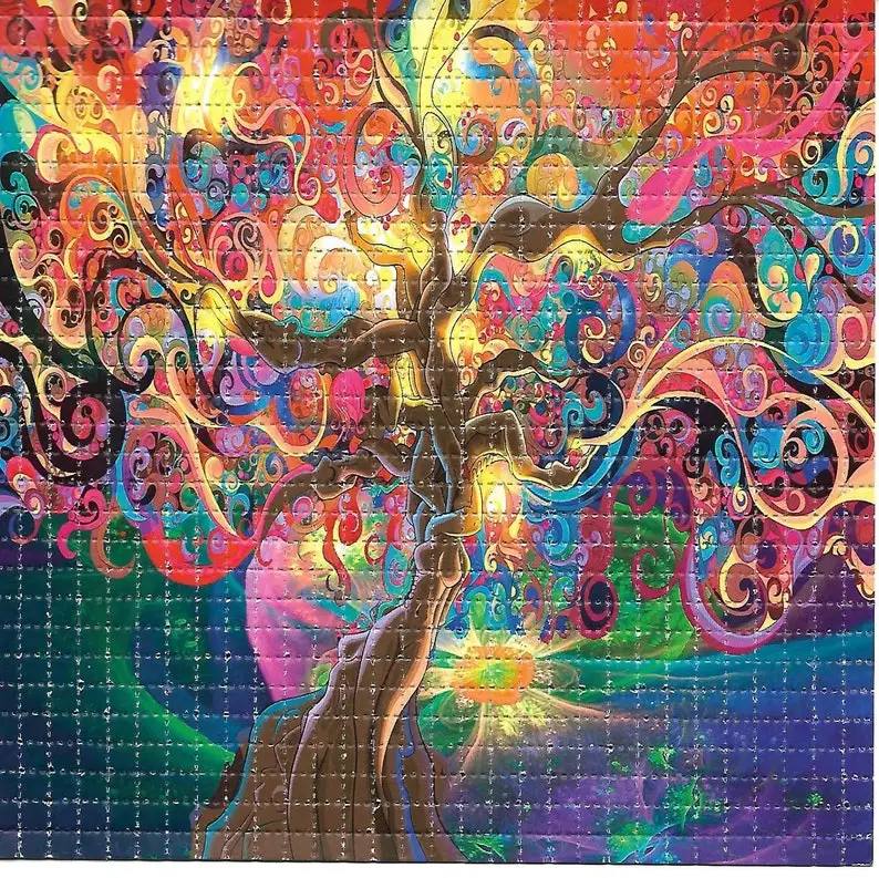 

Tree Girl Psychedelic LSD/Acid Free Blotter Art Home Decoration Painting Wall Picture Room Decor Canvas Printing Poster