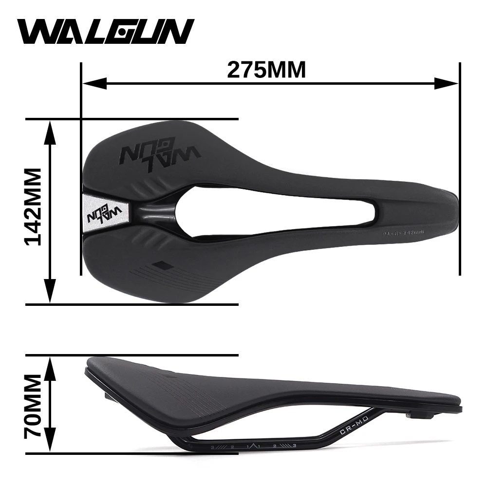 WALGUN Comfortable Bike Saddle Men Women for Road / MTB Mountain Bike Seats Waterproof Soft Bicycle Saddles Race Cycling Seat