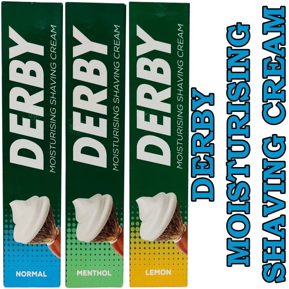 Derby Moisturising Shaving Cream Normal - Menthol - Lemon 100g