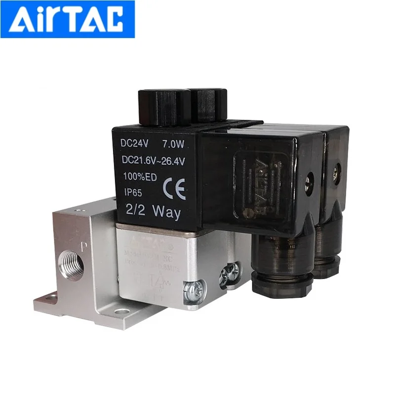 

AirTac 3V2M Series Pneumatic Air Solenoid Valve 3V2M-NC/NO 24V 3V2MNCB 3V2MNCA