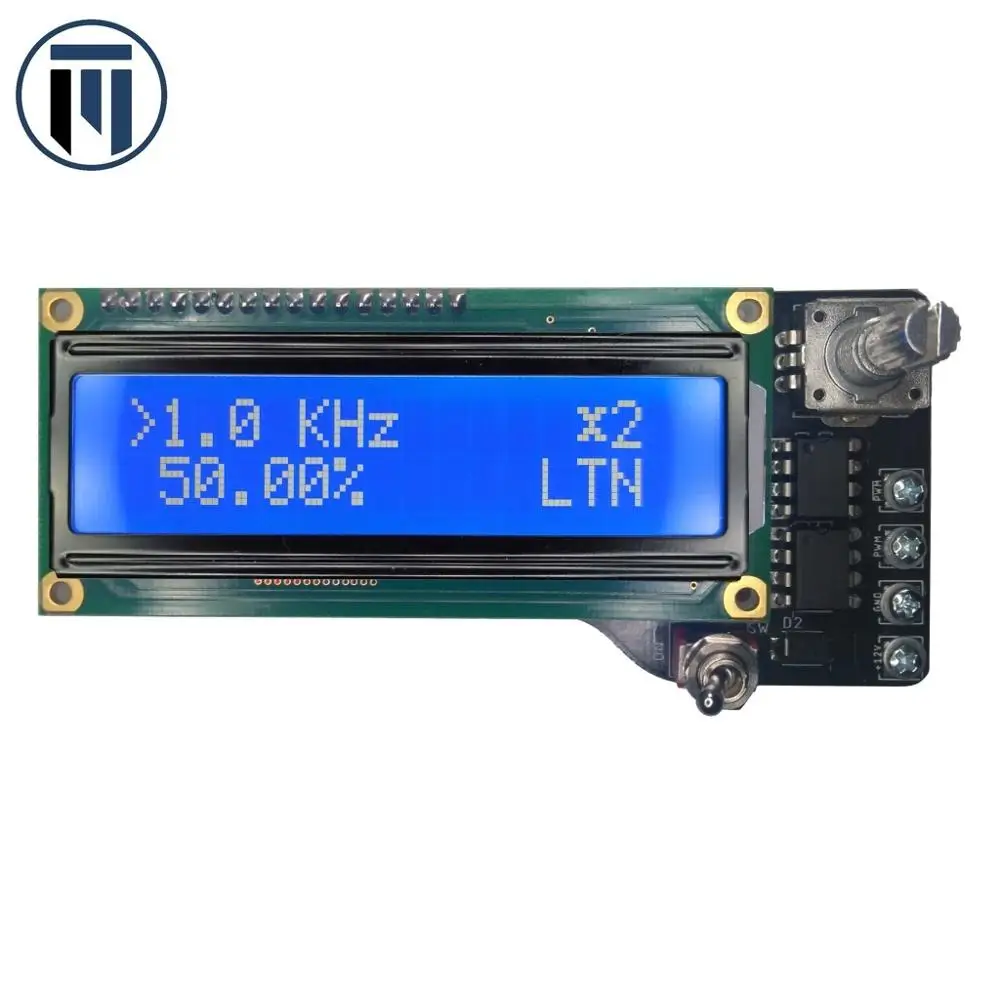 LCD PWM Signal Generator Display 4 Hz - 1 MHz Adjustable Duty Cycle Frequency Pulse Square Wave 9V - 18V 6A Output Gate Driver