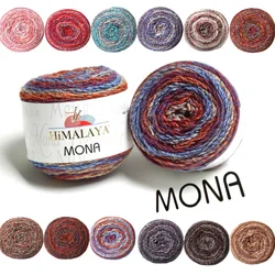 Himalaya Mona ciasto przędzy 100g dzierganie ręczne szydełkowanie wełny Gradient Ombre barwny Beanie szal Cowl szalik kobiety DIY miękkie Alize YarnArt