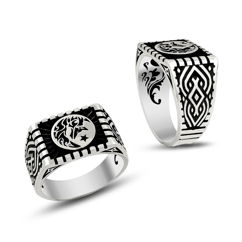 925 Silver Handmade Elegant Style Men Rings