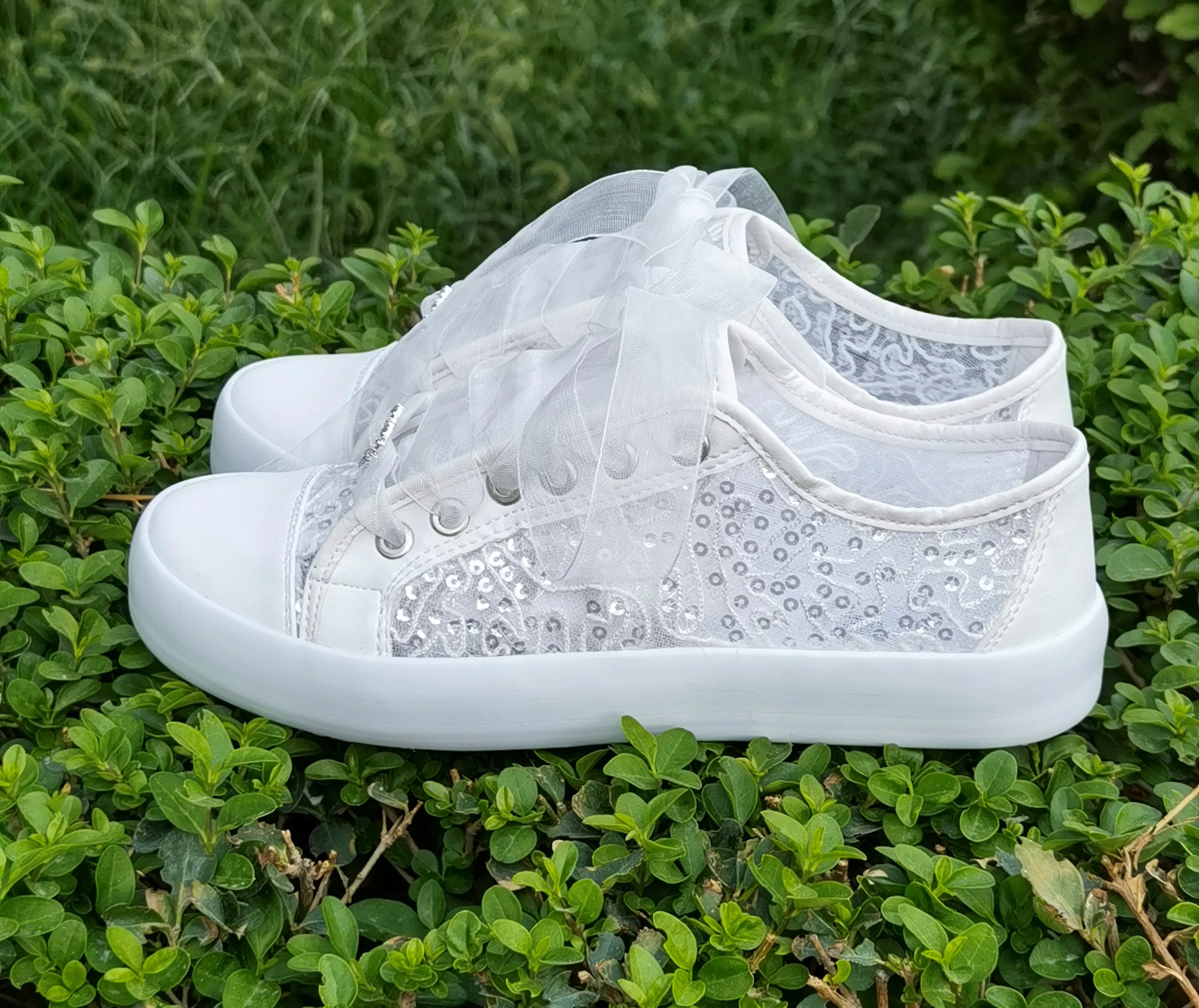 Bridal Shoes 2022 Canvas Lace Sports Bridal Wedding Shoes Sports Bridal Shoes White Women Bridal Sports Shoes Lace Bridal Shoes