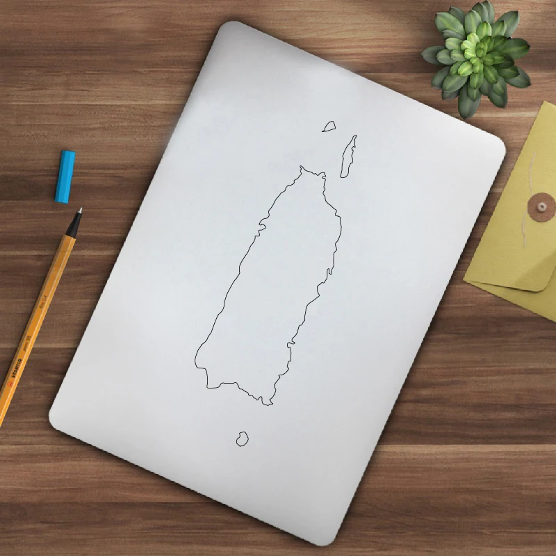 Puerto Rico Flag Vinyl Art Sticker Car Fuel Tank Cap Window Decor, Taino Garita Coqui Laotop Decals for Apple MacBook Air/ Pro
