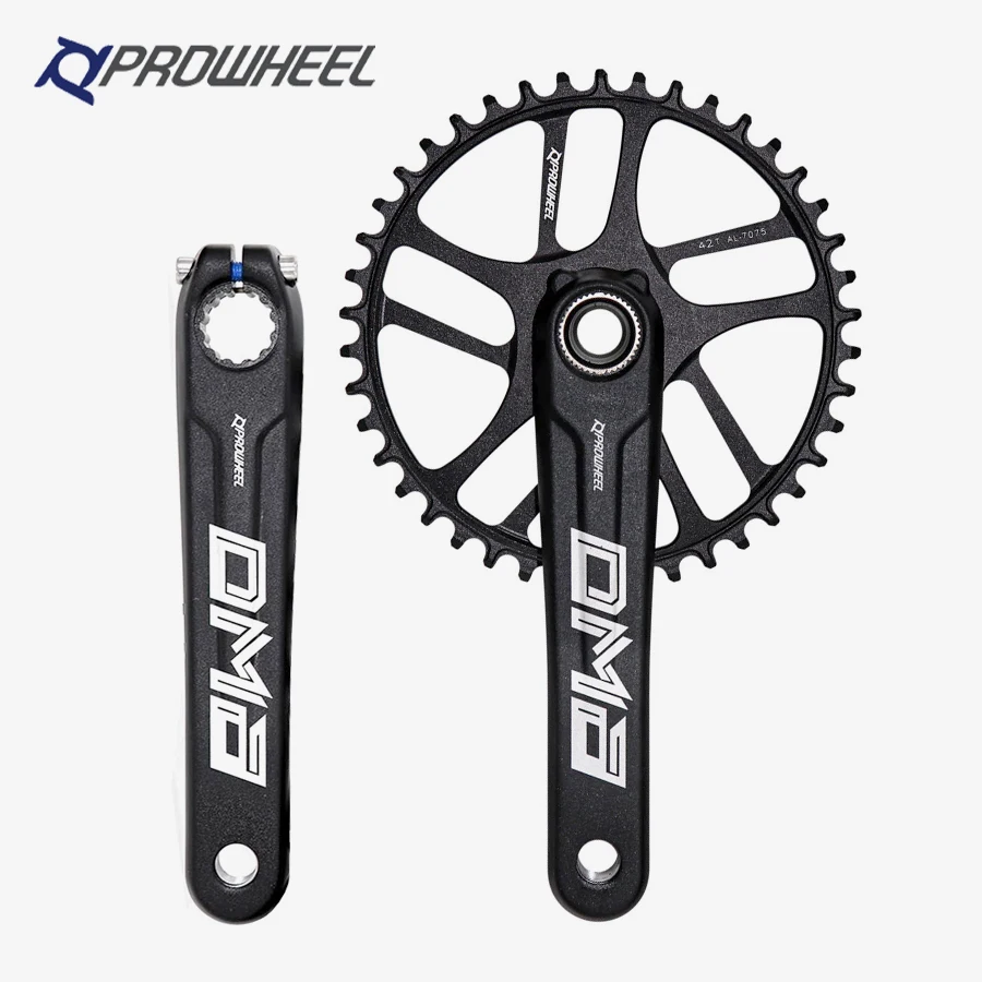 

Prowheel road bicycle crankset race gravel cyclocross road bike crank 170mm 172.5mm chainring chain wheel 40/42/44/46/48/50t