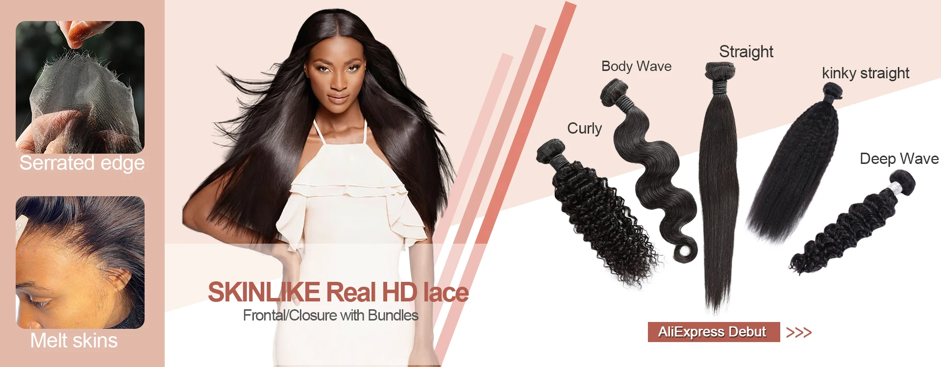 Wow Angel Body Wave 13x4/13x6 HD Lace Full Frontal Echthaar, Hautnahe, Unsichtbare HD Transparente Lace Frontal, Nur Echthaar – Detail 1
