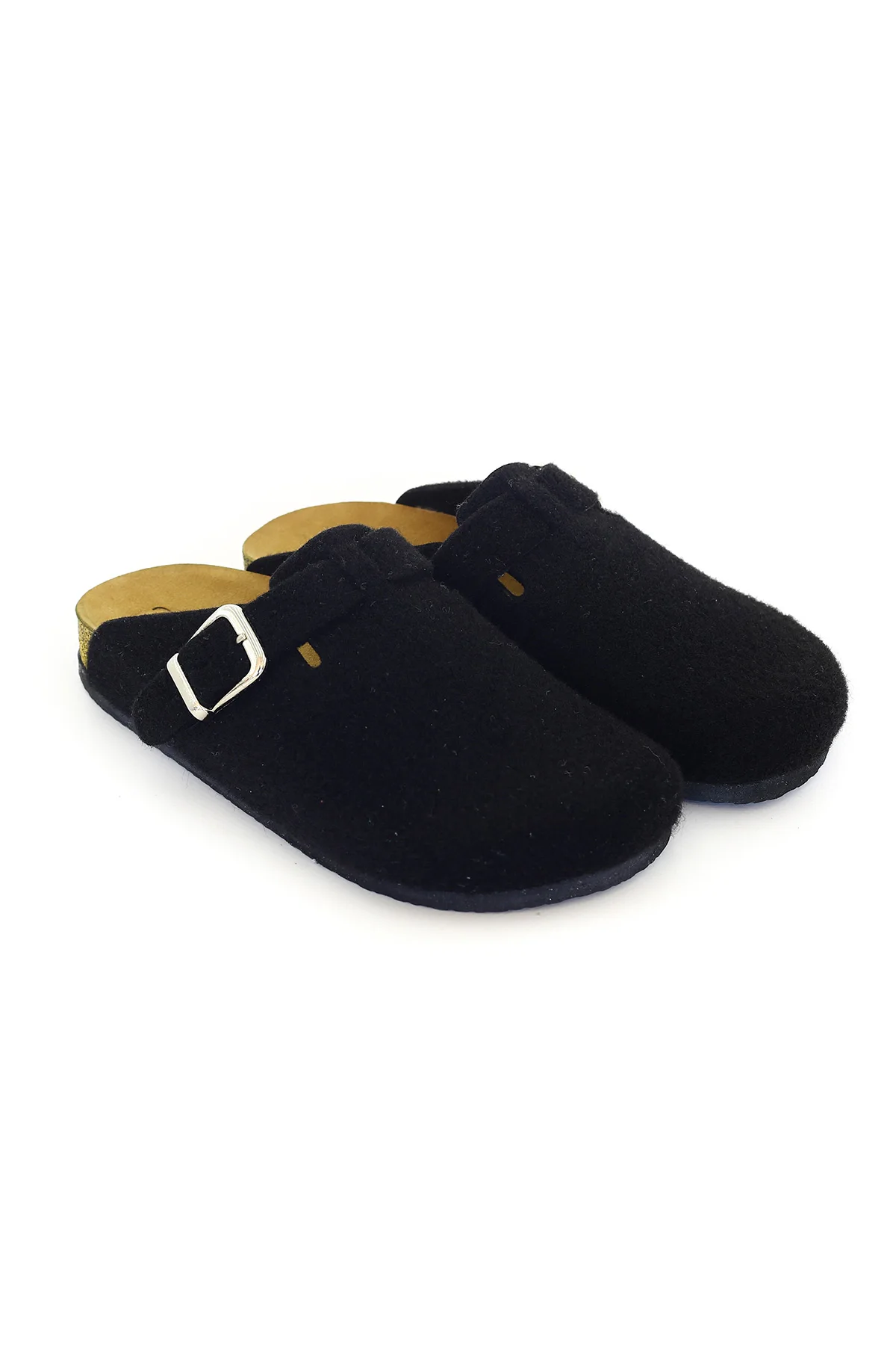 Felt Black Orthopedic Sabo Slippers 2023 New Women Comfortable Comfort Nurse Doctor Hospital Orthopedic Cook Work Slippers