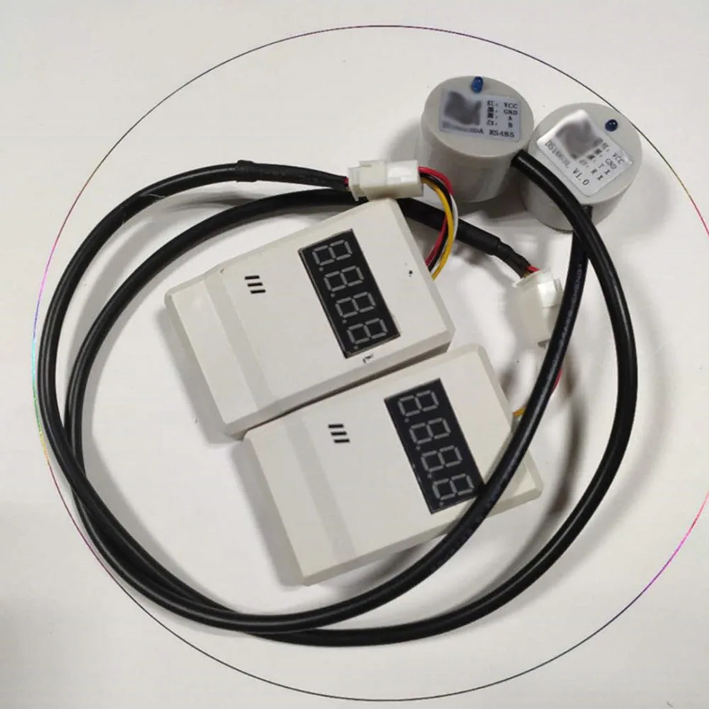 Taidacent Ultrasonic Liquid Level Sensors Water Level Detection Display Uart Serial Port Stainless Ultrasonic Level Detector