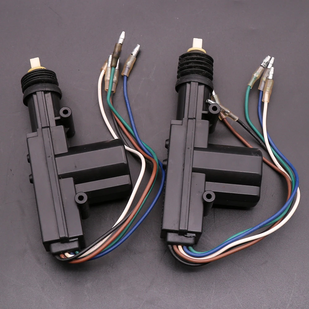 Universal 12V Car Central Locking System Anti-theft Central Lock 5 Wires Solenoid Actuator Door Motor Auto Accessories