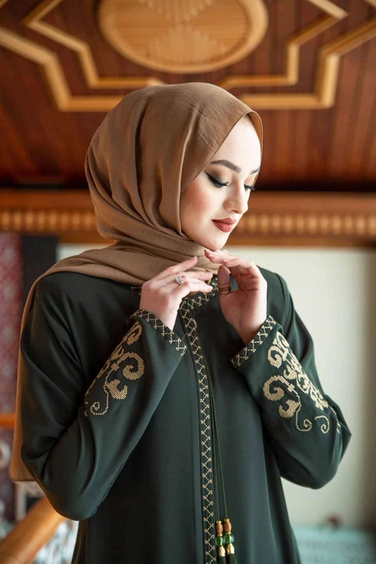 Robe Abaya à manches brodées pour femmes, mode musulmane turque, vêtements islamiques, Dubaï, Istanbul, Istanbulstyles, 2022