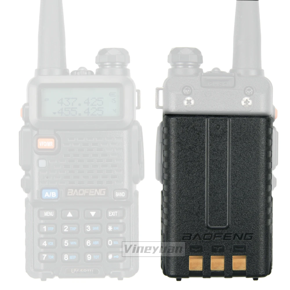 Batteria 7.4V 1800mAh Per Radio UV-5R, BF-F8HP – Ricambio Li-Ion Per Ricarica Desktop