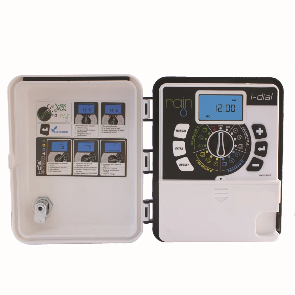 Rain battery irrigation programmer I-DIAL 8 outdoor areas