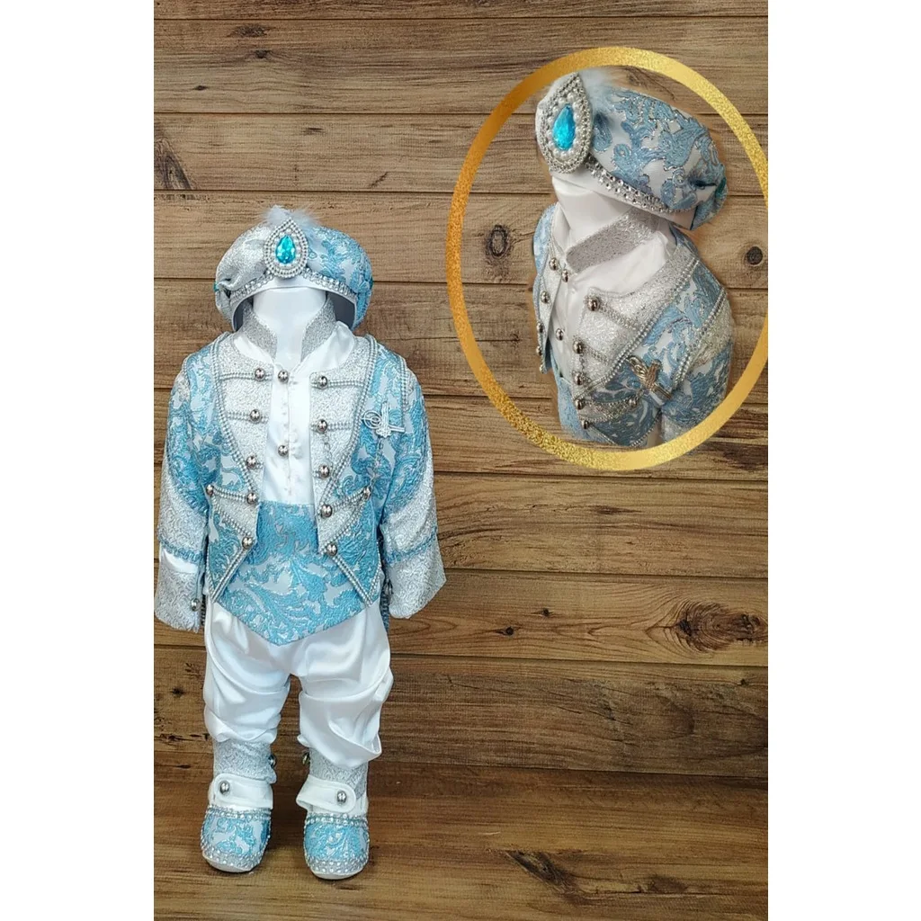 BABY BOY PRINCE 5 set MEVLÜT SUNNAH CLOTHES SPECIAL GÜNLÜK SNOWMOBILE NEWBORN MEVLÜT KIT Male Baby Mevlüt PRENS