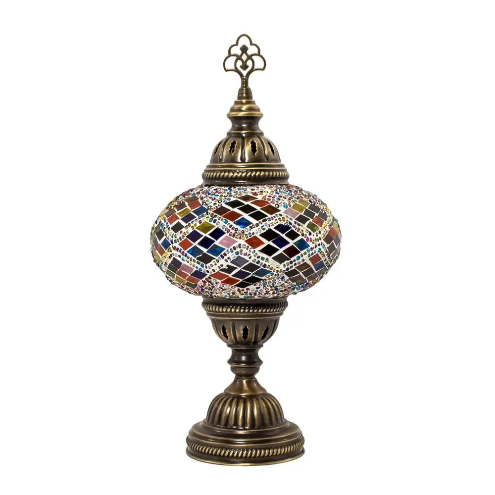 authentic handmade mosaic glass table top lamps Turkish hand made lamp romantic Desk Lamp handcrafted lamp anatolian style lamp