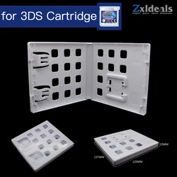 Replacement Case for 3DS Game Cart Spare Cartridge White Game Box With Logo