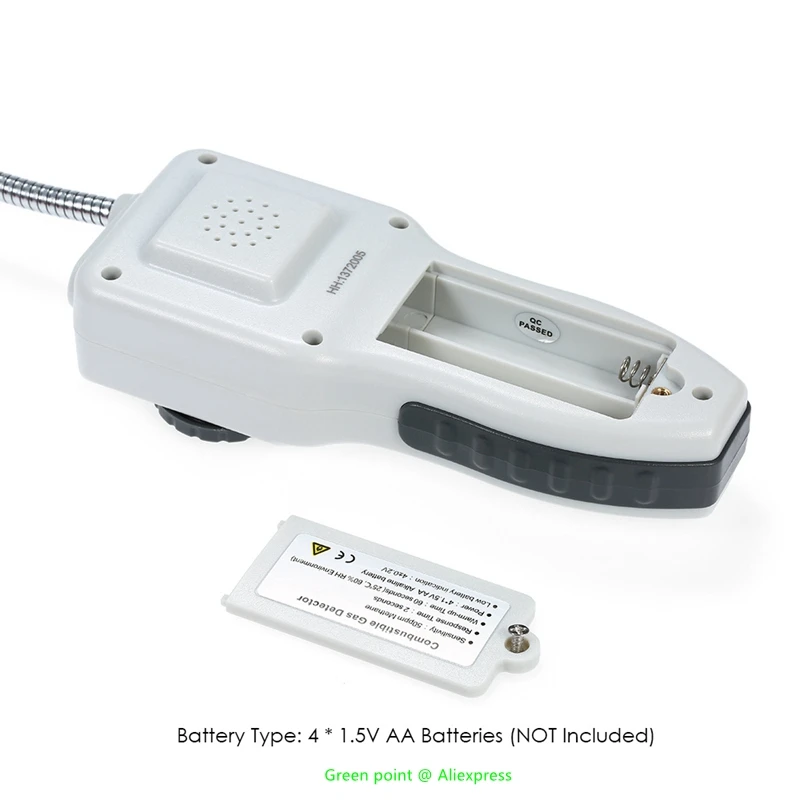 5ชิ้นเครื่องตรวจจับการเผาไหม้ก๊าซ GM8800B ความไวสูงเซ็นเซอร์วิเคราะห์ก๊าซเมตรช่องเสียบหูฟังข้างเดียว