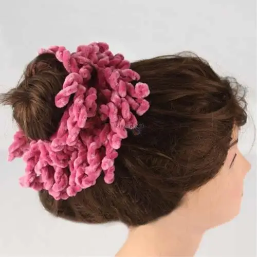 Velvet Bun Hairpin 50-55 grams