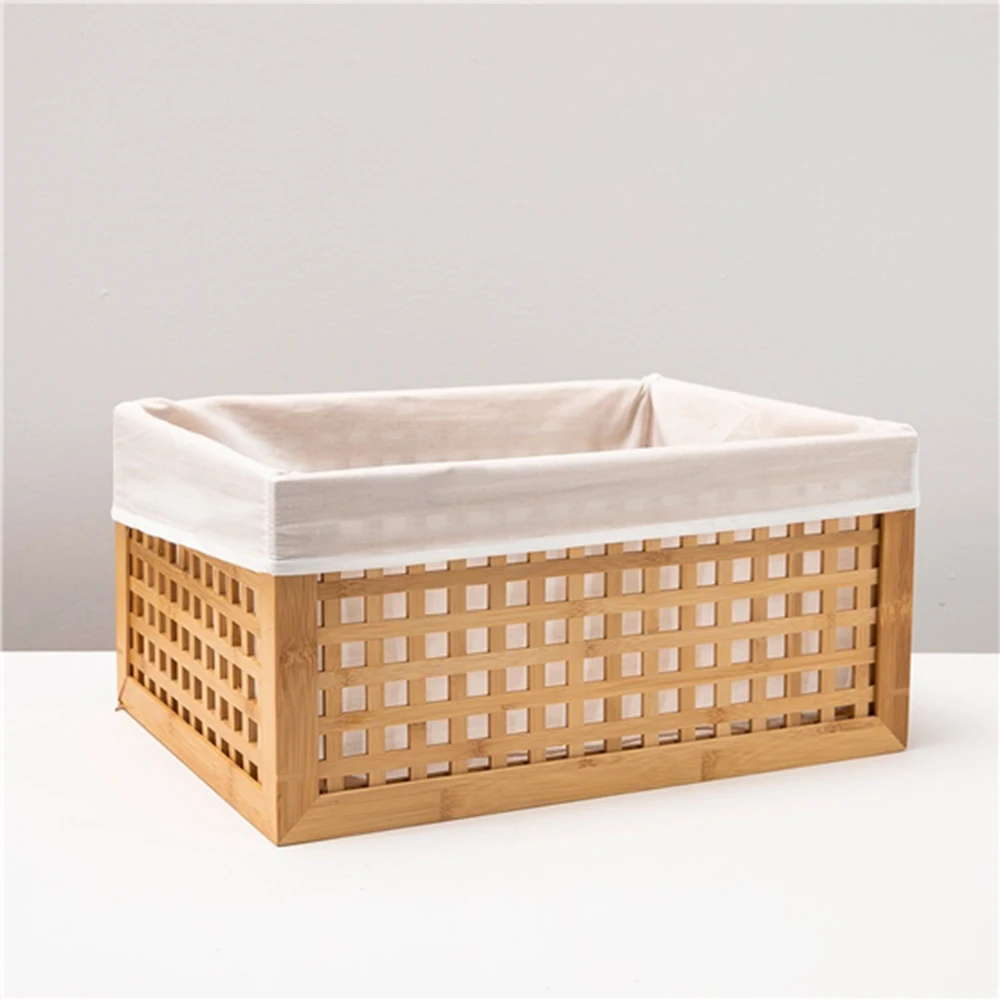 

Bamboo Bread Basket Multi-Purpose Basket Decorative Household Goods Quality and Useful Natural 42x32 cm